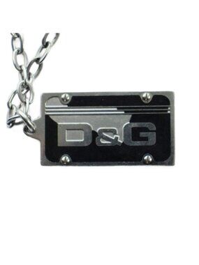 Dolce & Gabbana Necklace Pendant Logo Silver